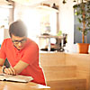 Man reading a book