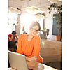 Woman with a laptop