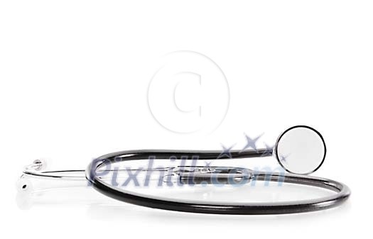 Stetoscope on a white background Stetoscope on a white background