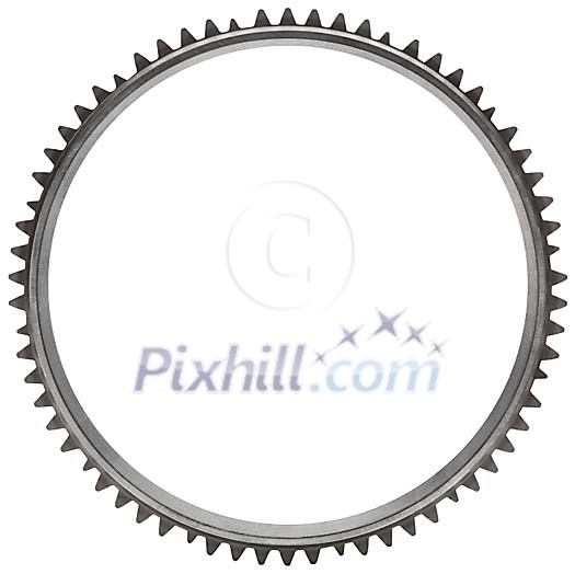 Light metallic gear with clipping path