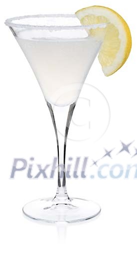 Frozen Margarita cocktail with clipping path Frozen Margarita cocktail with clipping path