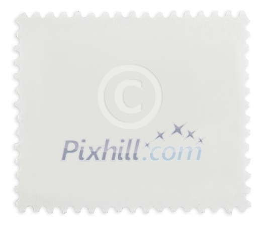 Blank postmark on a white background Blank postmark on a white background