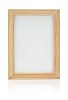 Isolated wooden picture frame