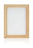 Isolated wooden picture frame