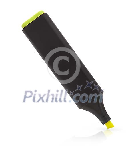 Isolated yellow highlighter Isolated yellow highlighter