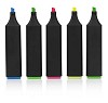 Isolated different coloured marker pens