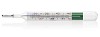 Isolated glass thermometer