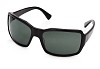 Isolated black sunglasses