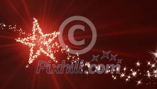 Digitally Generated Abstract Starburst pattern of Stars on Dark red design Digitally Generated Abstract Starburst pattern of Stars on Dark red design