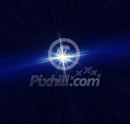 Digitally Generated Starburst Digitally Generated Starburst