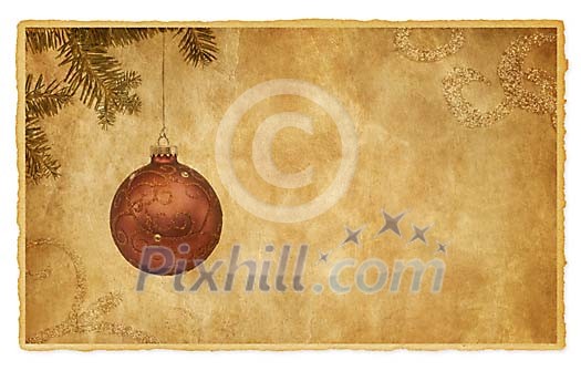 Digital Composite From Classic Christmas Setting Digital Composite From Classic Christmas Setting