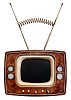 Vintage Looking Television with space for Text