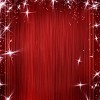 Digitally Generated Abstract Starburst pattern of Stars on Dark red design 