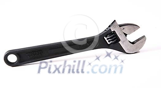 Wrench with clipping path Wrench with clipping path