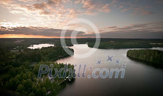 Aerial photo of a beautiful nature Aerial photo of a beautiful nature