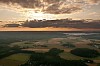 Sunset over the fields