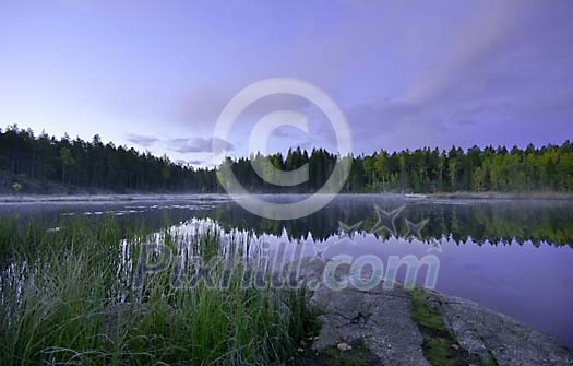 Early morning at the lake