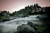 River rushing down a waterfall