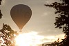 Hot air balloon going up