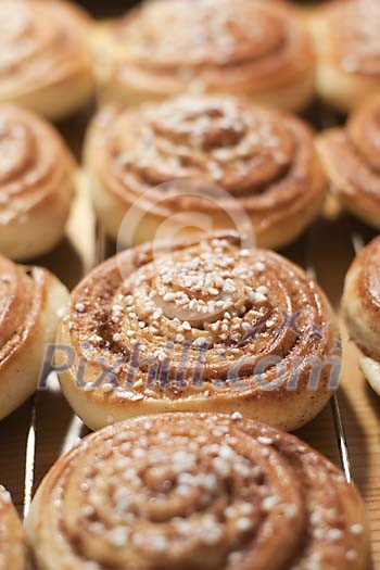 Cinnamon rolls background Cinnamon rolls background