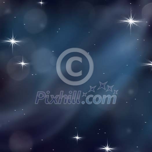 Abstract night with stars Abstract night with stars