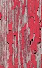 Old red paint on the wooden wall