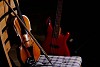 Violin in atmospheric light