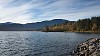 Autumn view to the lake