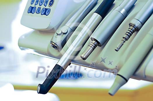 Dental drills background Dental drills background