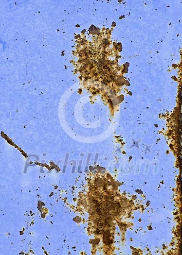 Rusty blue metal Rusty blue metal