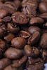 Closeup of coffee beans