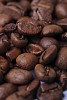 Closeup of coffee beans