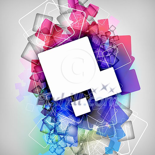 Abstract background with green, pink, purple elements Abstract background with green, pink, purple elements