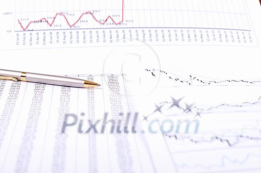 charts and graphs of sales of securities - workplace successful business man charts and graphs of sales of securities - workplace successful business man
