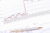 Charts and graphs of sales - a symbol of successful corporate business