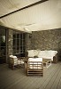 Sitting place on the terrace
