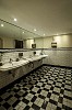 Interior of a stylish toilet