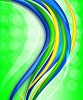 abstract background with green, pink, purple elements