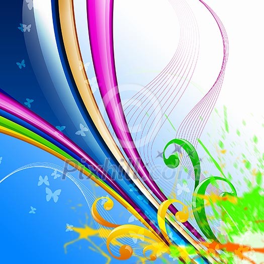 abstract background with green, pink, purple elements abstract background with green, pink, purple elements