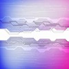 abstract background with green, pink, purple elements