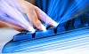 Hands of a young woman presses the keyboard. Workplace businessman