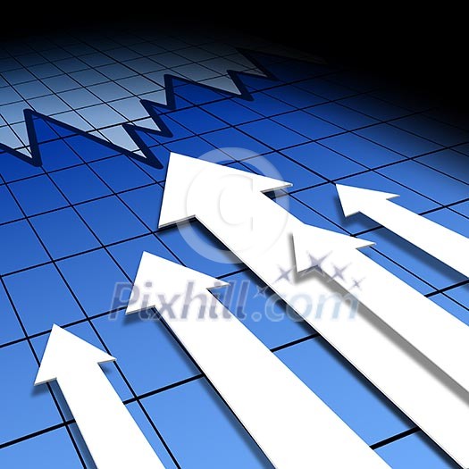 Financial and business chart and graphs as symbols of growth Financial and business chart and graphs as symbols of growth