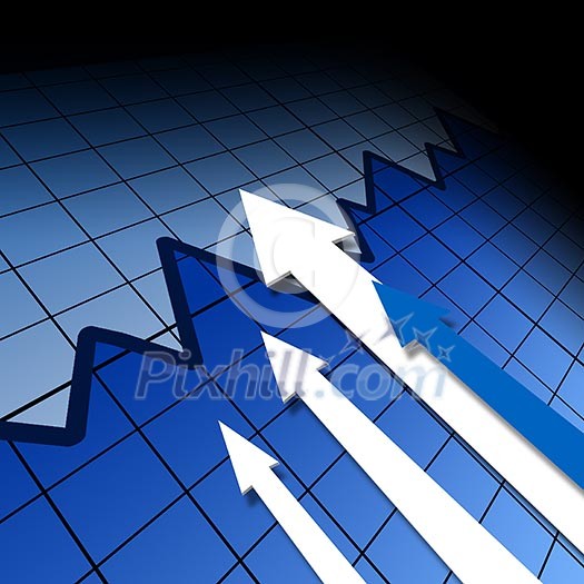 Financial and business chart and graphs as symbols of growth Financial and business chart and graphs as symbols of growth