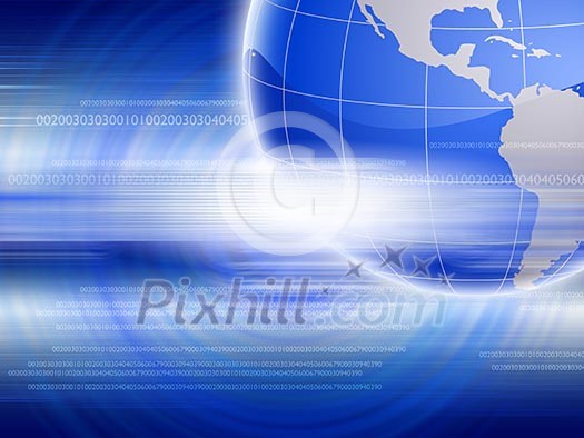 Abstract background on global business with the planet Earth in the background. Abstract background on global business with the planet Earth in the background.