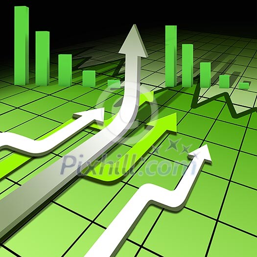 financial and business chart and graphs as symbols of growth financial and business chart and graphs as symbols of growth