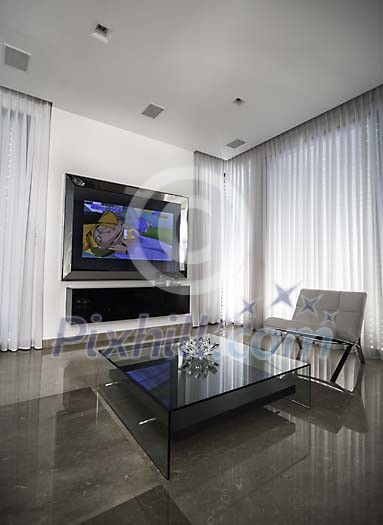 Inside of a modern living room Inside of a modern living room