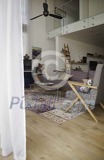 Inside of a modern living room Inside of a modern living room