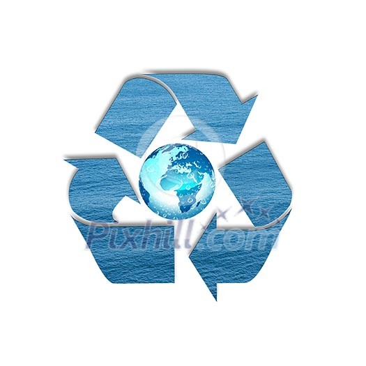 symbol of environment protection and recycling technology symbol of environment protection and recycling technology