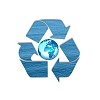 symbol of environment protection and recycling technology
