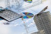 Collage of financial and business charts and graphs